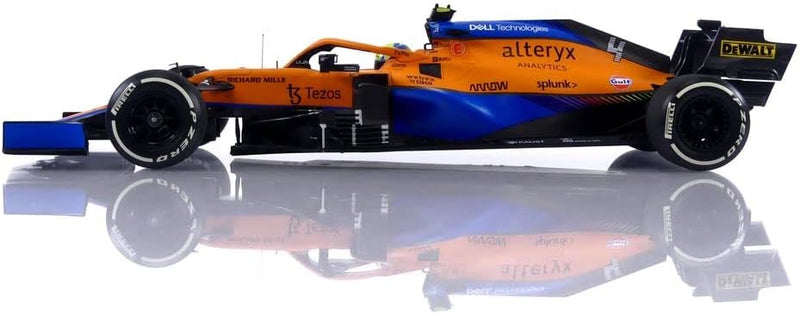 Minichamps 530213304 1:18 Mclaren F1 Team MCL35M-Lando Norris-2nd Place Italian GP 2021 Sammlerstück