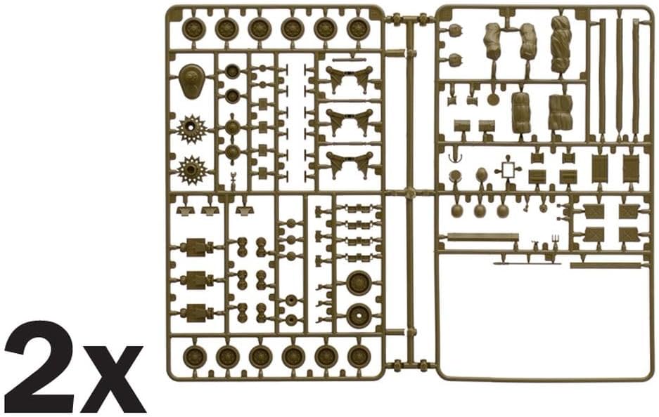 Italeri 510006529 - 1:35 M4A3E8 Sherman, Fury, Panzer, Schwarz, Mittel