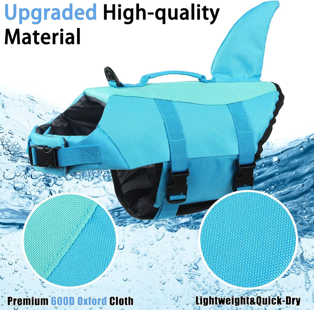 EMUST Hunde Schwimmweste, verstellbare kleine/mittelgrosse/grosse Hundeschwimmweste für Wassersicher