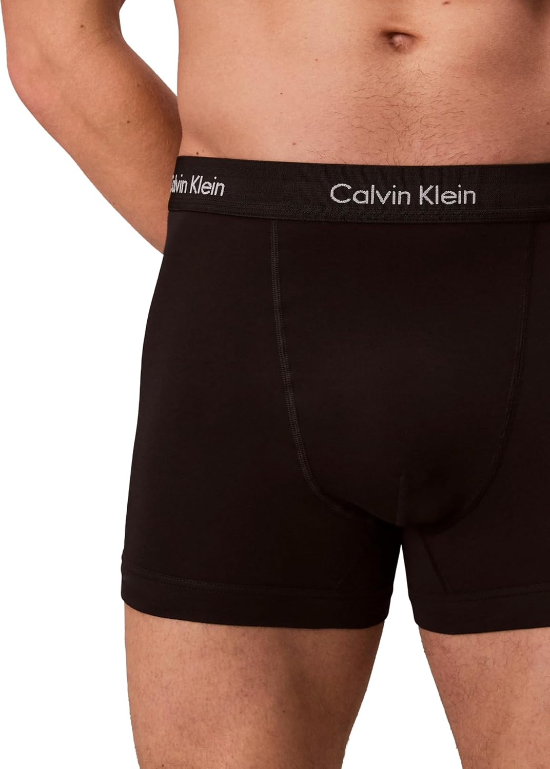 Calvin Klein 2P S/S Crew Neck Kurzarm T-Shirts Herren M Mehrfarbig (Black W. Black Wb Xwb), M Mehrfa