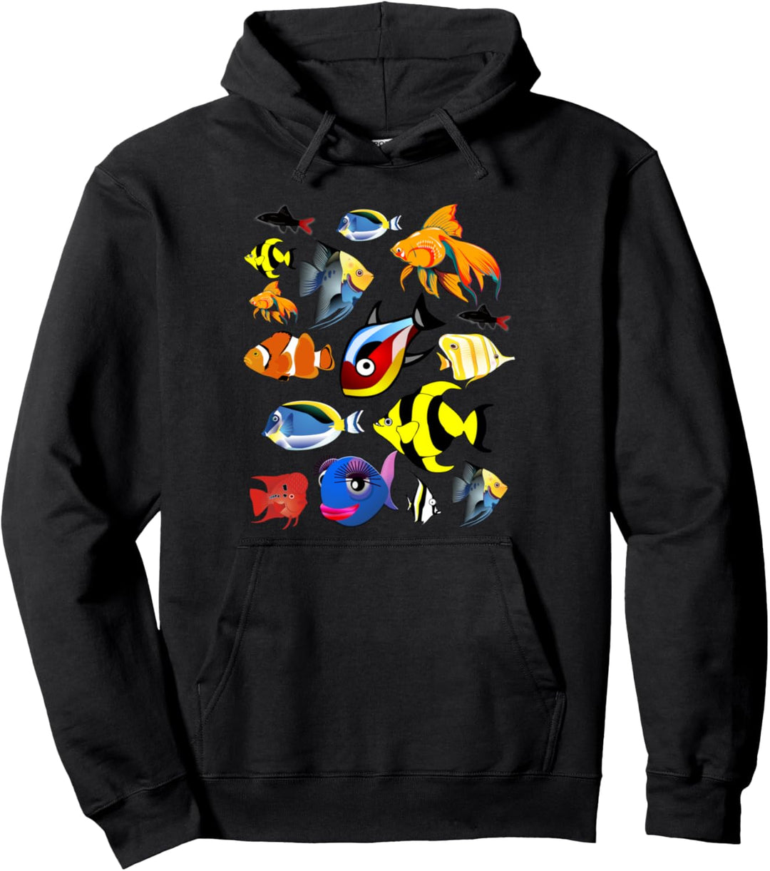 Fishkeeper T-Shirt Fish Tank Tropical Aquarium Fish Gift Pullover Hoodie