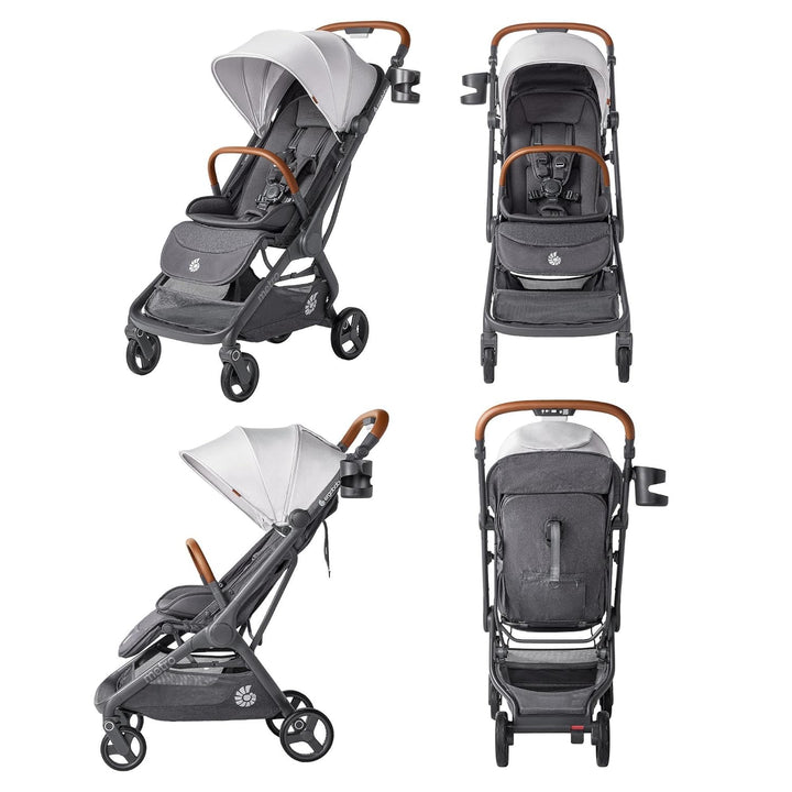 Ergobaby Metro3 Deluxe Kinderwagen Buggy mit Liegefunktion, Baby-Buggy ab Geburt bis 22kg (0-4 Jahre