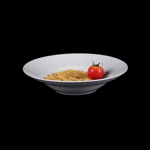 Holst Porzellan PB 23 Porzellan Teller tief 23 cm Klassik, weiss, 22.5 x 22.5 x 5 cm 0.25 l, 6 Einhe