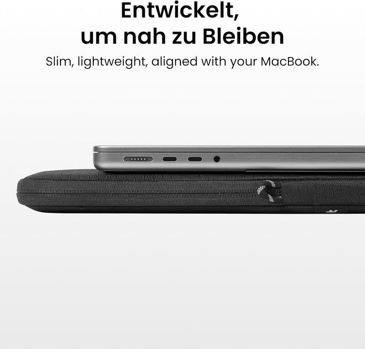 tomtoc 360° Tasche Hülle Kompatibel mit 15,6 Zoll Acer, ASUS, Dell, HP, Lenovo Laptop Notebook Chrom