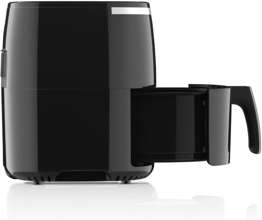 VERTENZ Taste 50 | Kompakte Heissluftfritteuse Airfryer XL 5 Liter Fassungsvermögen | 8 Automatische