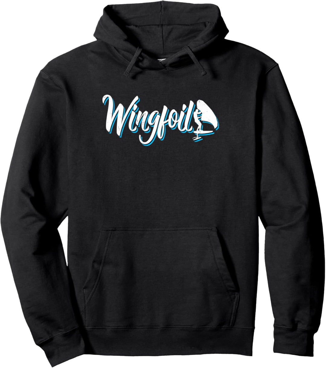 Hydrofoil Wingfoil Foil Wing Wingfoiling Pullover Hoodie