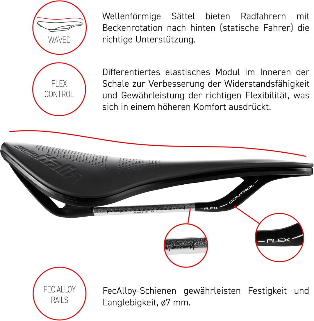 Selle Italia Unisex – Erwachsene Novus Evo Sättel Einheitsgrösse Black 21, Einheitsgrösse Black 21
