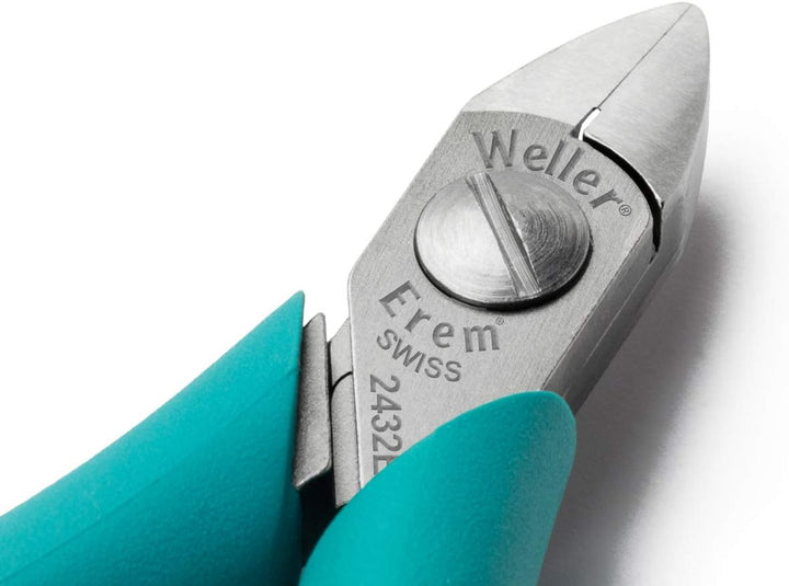 Weller Erem 2432E Präzisions-Seitenschneider, Perfekter planer Schnitt (Super Full Flush), 130 mm