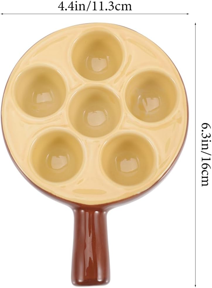 TOYANDONA Escargot Backform aus Hochwertiger Keramik Hitzebeständig und Stabil Rutschfeste Unterseit