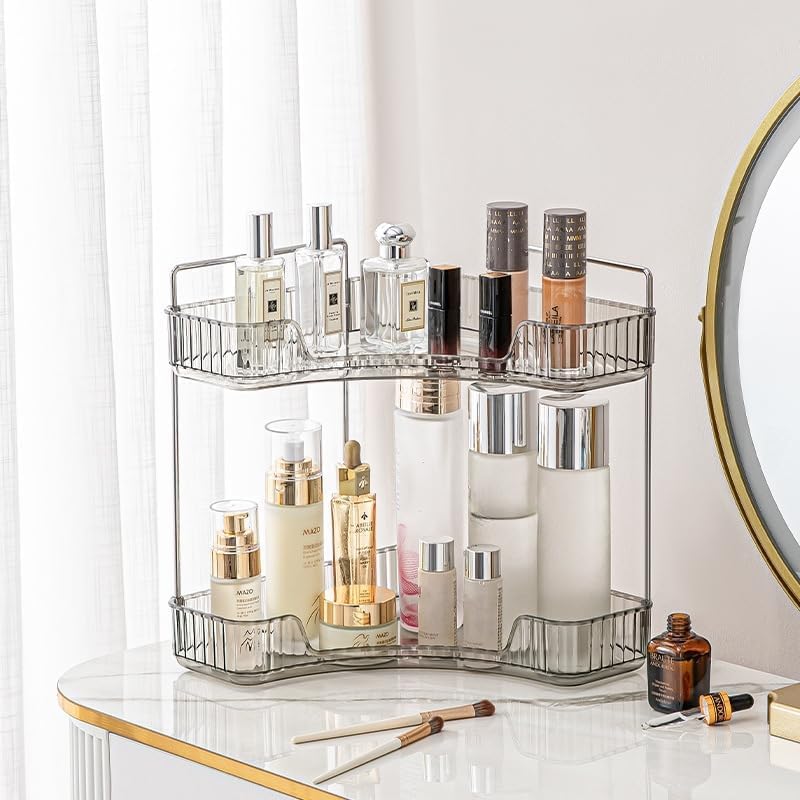 Make up Organizer, Kosmetik Organizer, Beauty Organizer, Hautpflege Organizer für Bad Schminktisch (