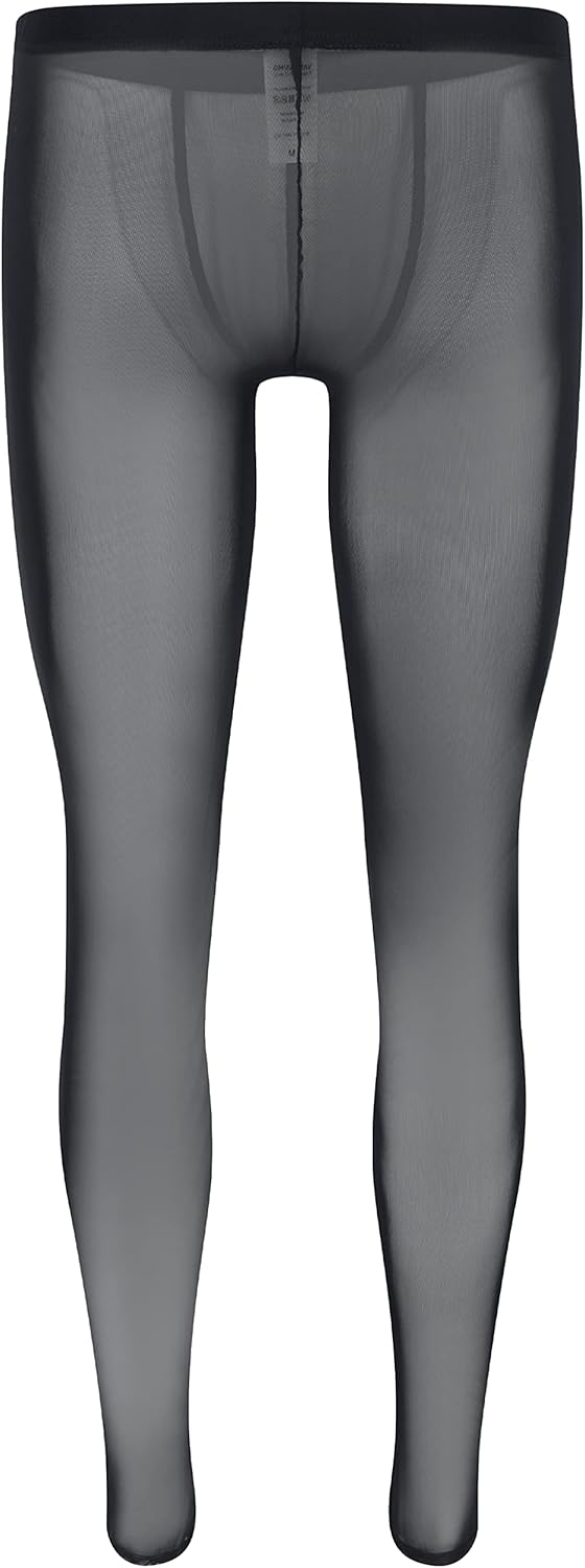 Vantissimo Herren Netz Leggings Made in Germany transparent enganliegend Hose, mit Suspensorium Shee