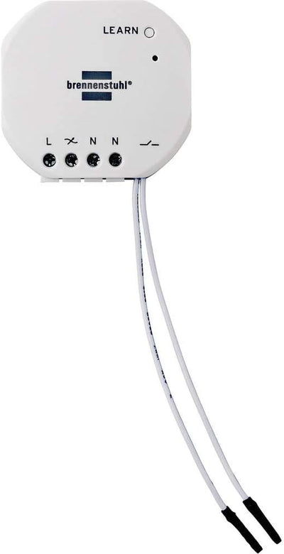 Brennenstuhl BrematicPRO Smart Home Unterputz-Lichtschalter mit Schalteranbindung (Unterputz-Funksch