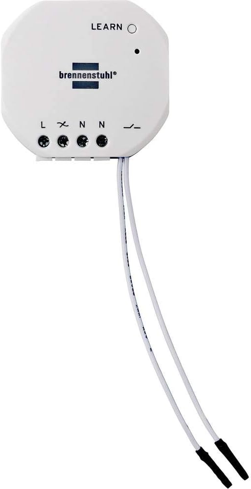 Brennenstuhl BrematicPRO Smart Home Unterputz-Lichtschalter mit Schalteranbindung (Unterputz-Funksch