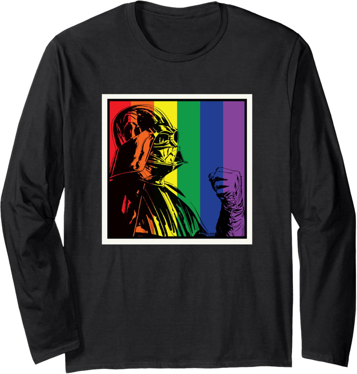 Star Wars Darth Vader Rainbow Langarmshirt