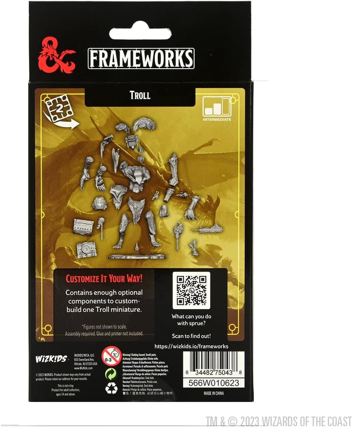 Dungeons & Dragons Frameworks Miniature Model Kit Troll