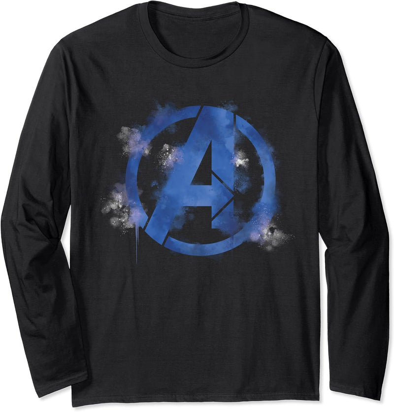 Marvel Avengers: Endgame Spray Paint Logo Langarmshirt