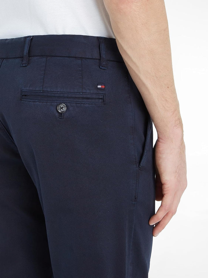 Tommy Hilfiger Herren Gewebte Hosen 33W / 32L Blau (Desert Sky), 33W / 32L Blau (Desert Sky)