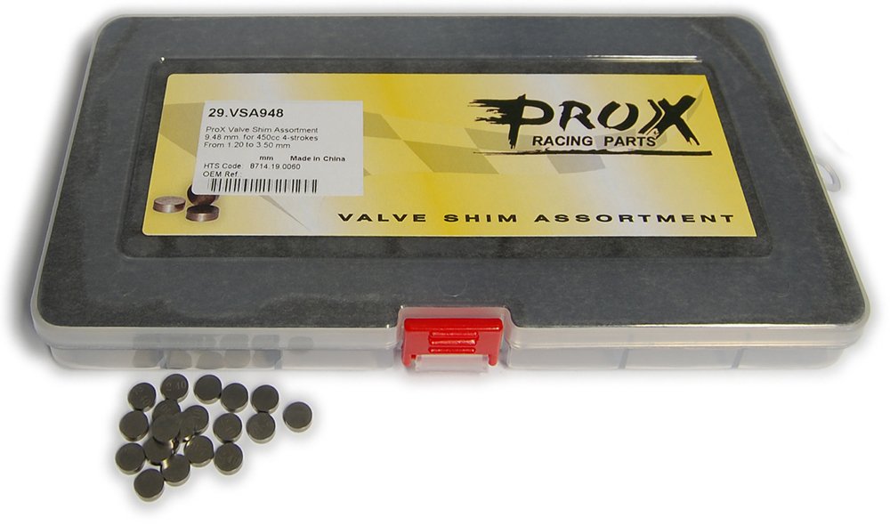 Prox Racing Parts 29.VSA948 Ventil-Unterlegscheiben-Set, 9,48 mm, Grösse 1,20 mm - 3,50 mm dick
