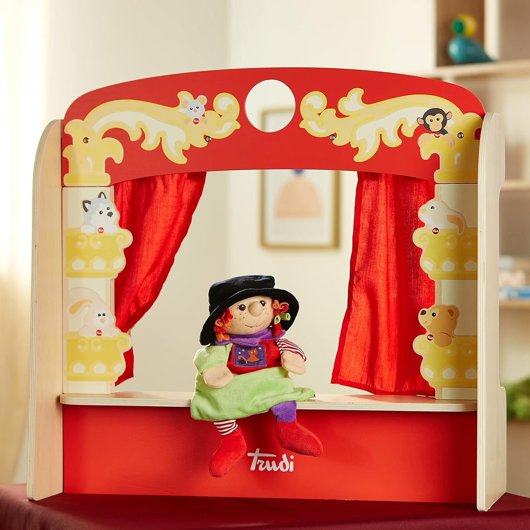 Sterntaler 36958 Handpuppe Clown, 30 x 23 x 10 cm, Bunt & 3601816 Handpuppe Hexe, 34 x 27 x 9 cm, Bu