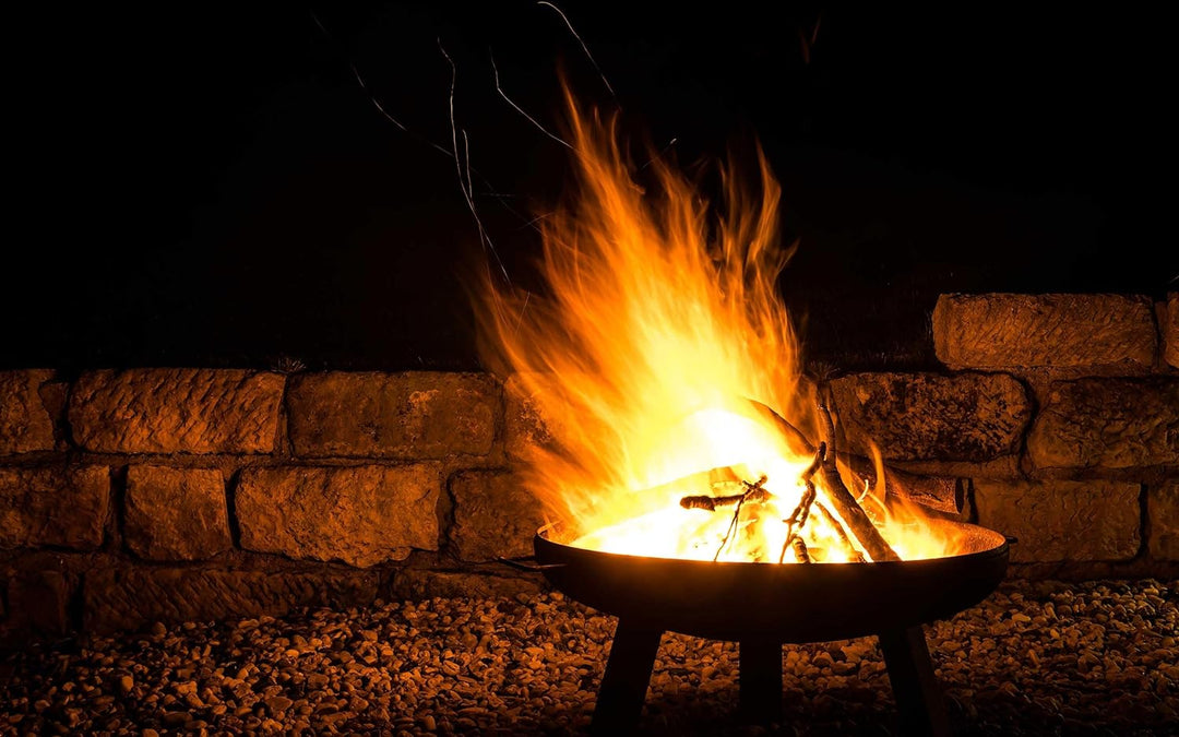 SOUK ONE Feuerschalen, Feuerschale Ø 60 cm Nizza Feuerstelle für den Garten, Terrasse und Balkon, Fe