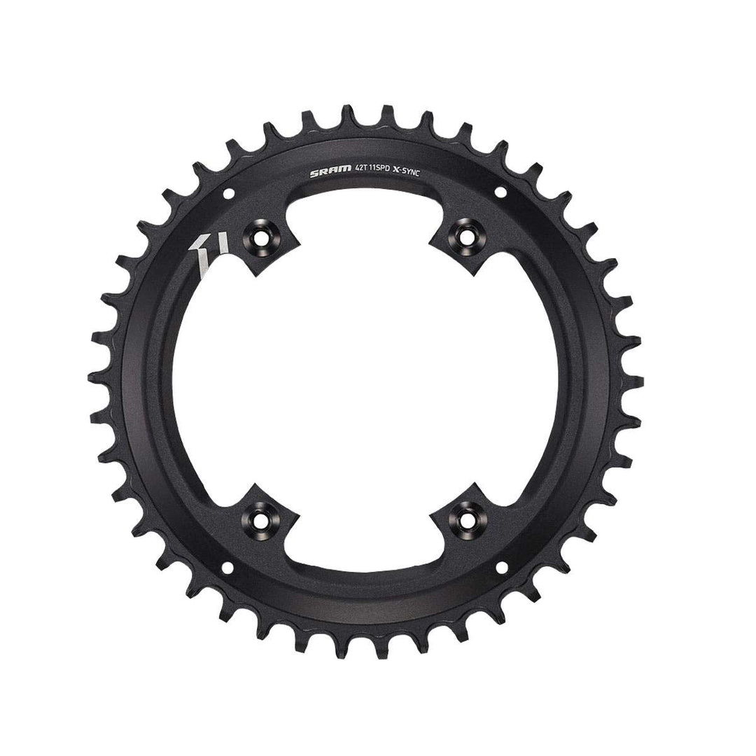 Sram Unisex – Erwachsene X-sync Apex1 Kettenblatt Einheitsgrösse Schwarz, Einheitsgrösse Schwarz