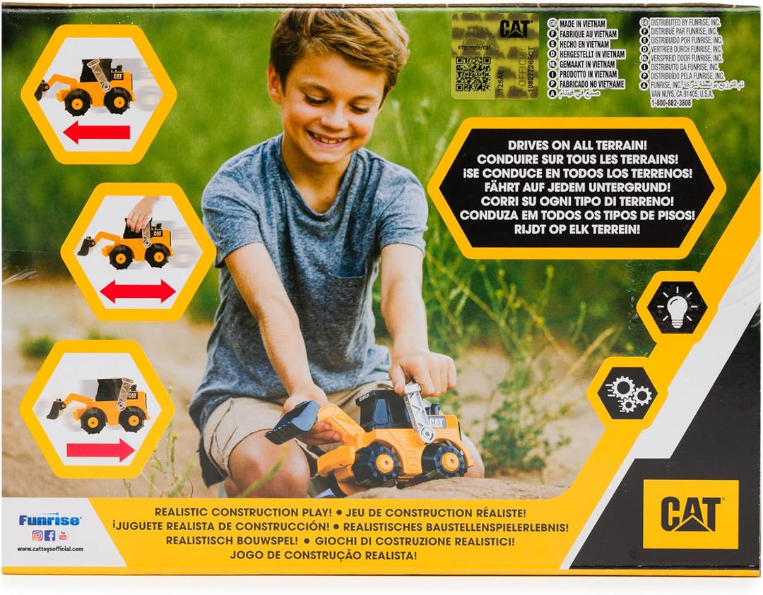 Cat Toys Official Unstoppable Movers Radlader Spielzeug | Baustellen Fahrzeuge Kinder mit Grossen Rä