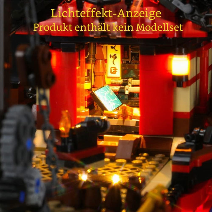 GEAMENT LED Licht-Set Kompatibel mit Lego Ninja-Flugsegler Spielset (Destiny&