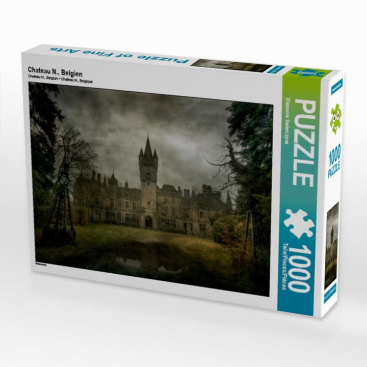 CALVENDO Puzzle Chateau N., Belgien 1000 Teile Lege-Grösse 64 x 48 cm Foto-Puzzle Bild von Eleonore