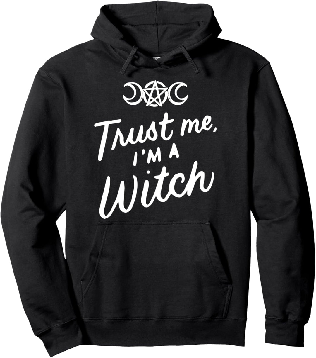 Vertrauen Sie Mir ich bin eine Hexe Schnelle Faul Halloween Pullover Hoodie