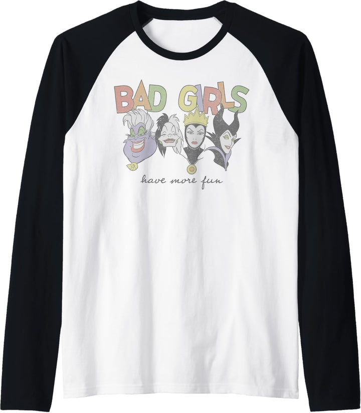 Disney Princess Villains Bad Girls Have More Fun Raglan