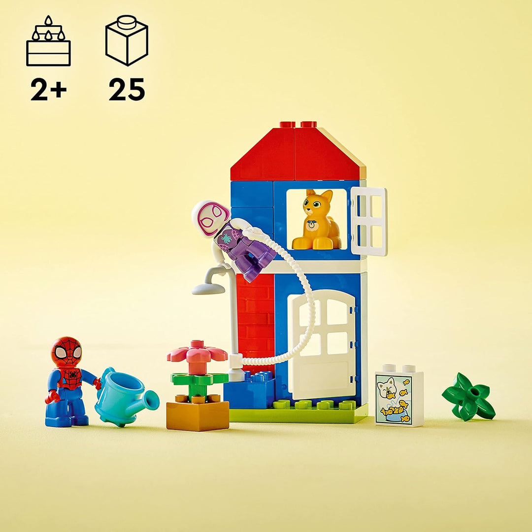 LEGO DUPLO Marvel Spider-Man's House 10995 - Spiderman Spielzeug für Kleinkinder, Jungen, Mädchen, S