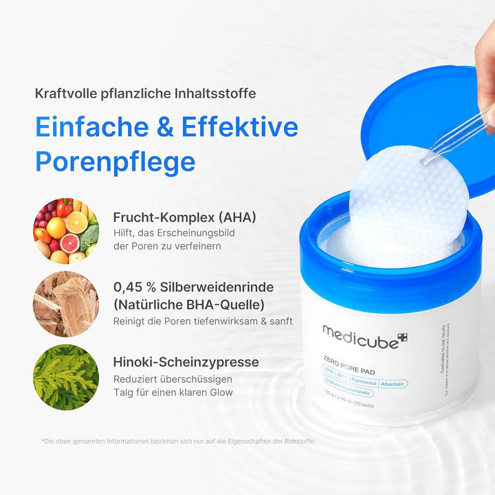 Medicube Zero Pore Pad 2.0 155g (70 Pads)