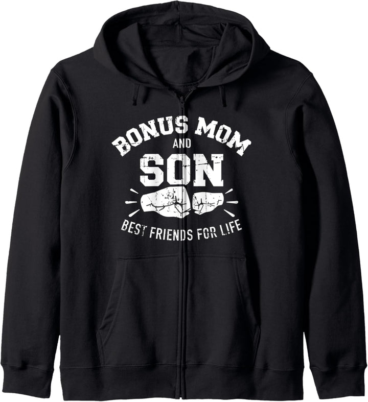 Bonus Mama und Sohn beste Freunde fürs Leben Kapuzenjacke