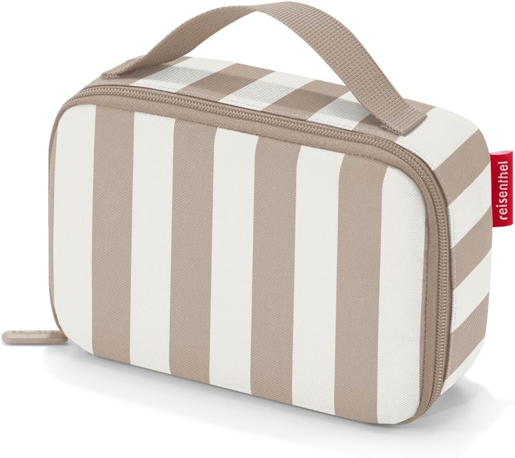 reisenthel thermocase summerstripes coffee – Kleine Kühltasche für Kosmetik, Medikamente, Snacks u.