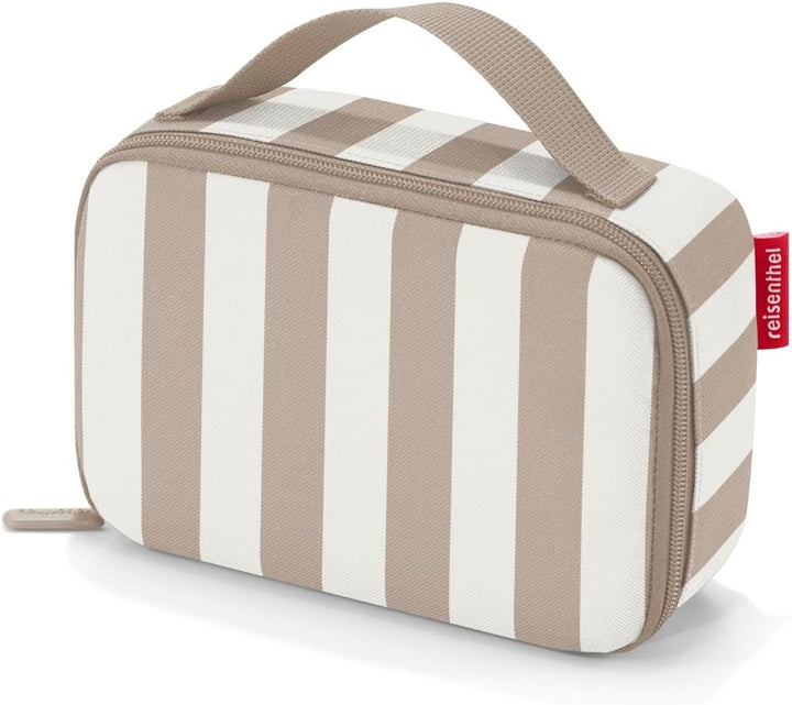 reisenthel thermocase summerstripes coffee – Kleine Kühltasche für Kosmetik, Medikamente, Snacks u.