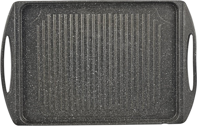 Melianda MA-18400 Grillplatte, Pfanne (Induktions-Grillplatte aus Aluminiumguss, geeignet für Elektr