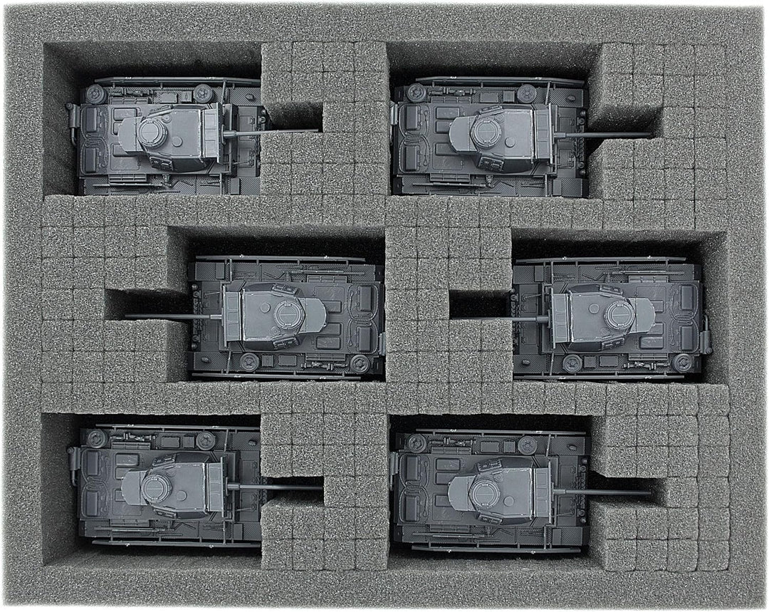Feldherr Lagerbox FSLB150 kompatibel mit Bolt Action: 72 Soldaten und 6 Panzer