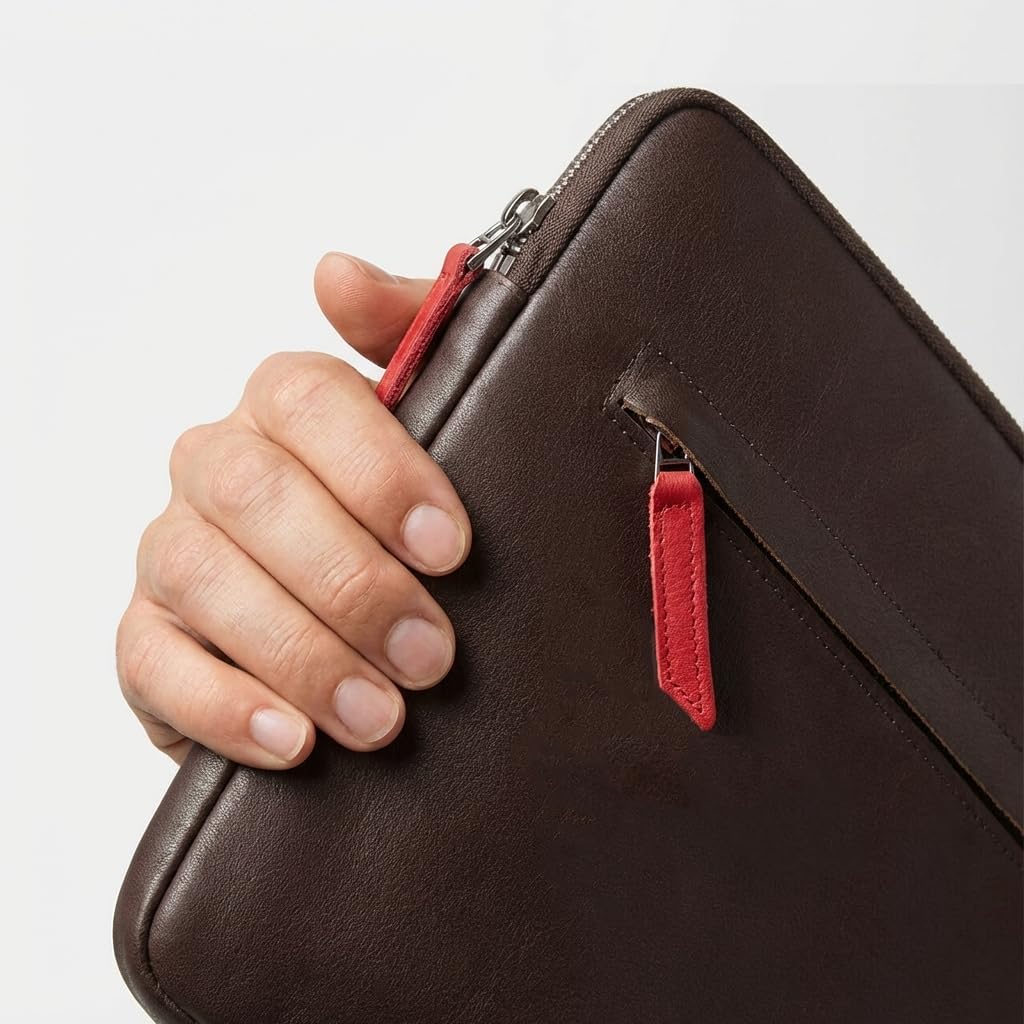 Pack & Smooch für MacBook Pro 14 Hülle | Pflanzlich Gegerbtes Leder | Handmade in Germany | Farbe in