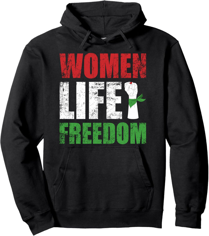Zan Zendegi Azadi Persische Frau Life Freedom Hand Faust Pullover Hoodie
