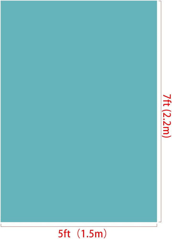 Kate Fotohintergrund 1,5x2,2m Blaugrüne Foto Hintergrund leinwand Baby Newborn Fotobox Backdrop 1.5*