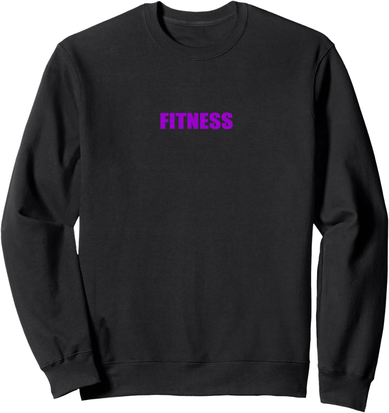 Fitness schlicht modern Lila Gym Workout lila Schrift Sweatshirt