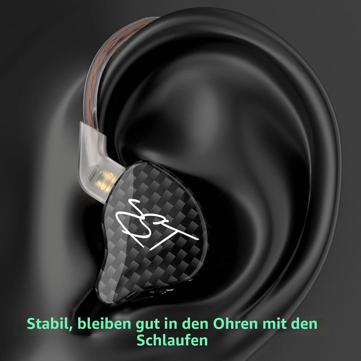 Yinyoo Easy KZ ZST Hybrid Banlane-Armature mit dynamischen In-Ear-Kopfhörern 1BA+1DD HiFi-Headset (Z