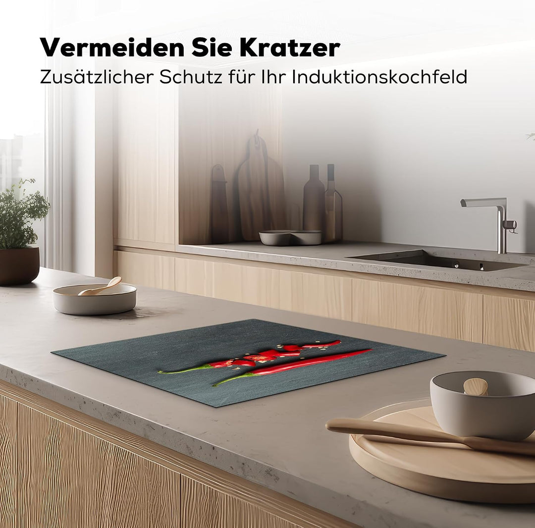 KitchenYeah© Herdabdeckplatte Einteilig Induktionsmatte Küche Abdeckung Ceranfeld Herd Abdeckplatte