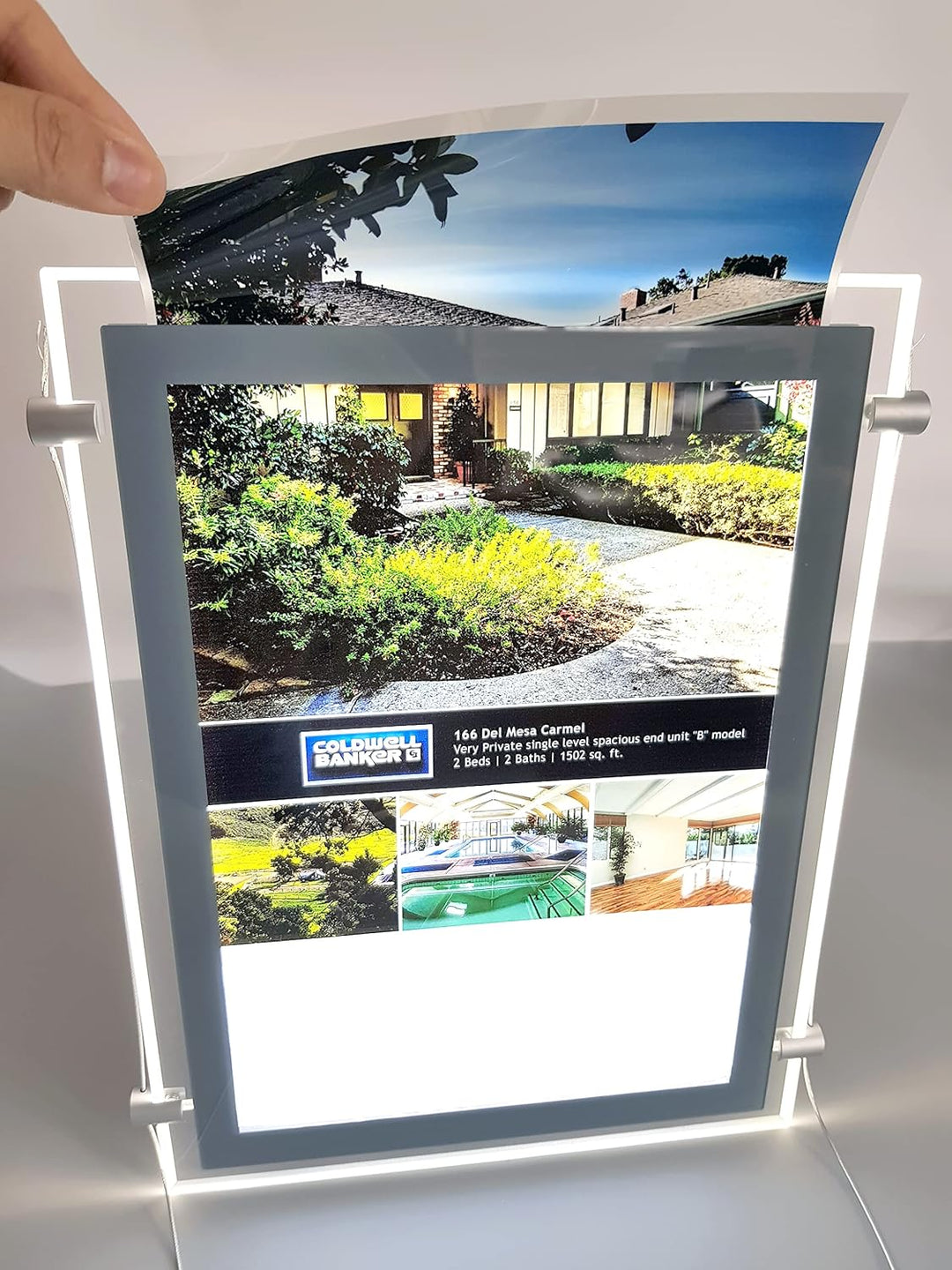 Transparente Backlight Folie mit Blättern, 150 g, für Laserdrucker oder Tintenstrahldrucker, Papier