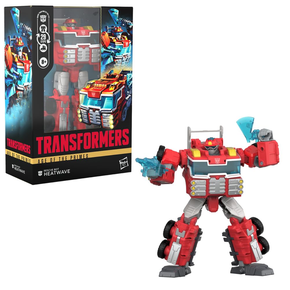 Transformers Age of The Primes Voyager-Klasse Rescue Bot Heatwave Action-Figur