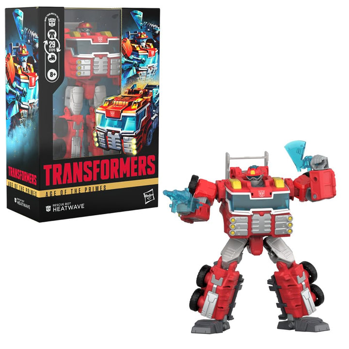 Transformers Age of The Primes Voyager-Klasse Rescue Bot Heatwave Action-Figur