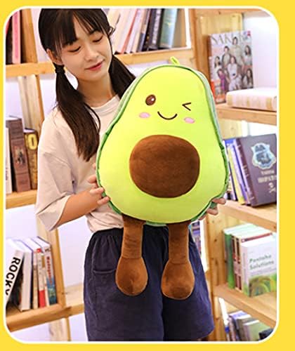 XIAOHONG 60cm Avocado-Frucht-weiches Plüsch-Spielzeug, Avocado-Plüsch-Puppe, niedliches Spielzeug, A