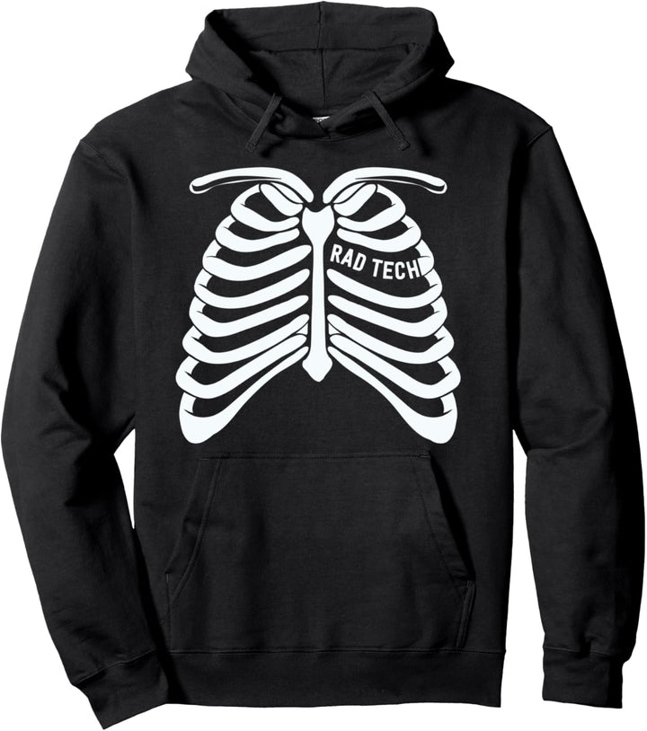 Radiologist Gifts For Men Radiology Rad Tech Skeleton X-Ray Pullover Hoodie