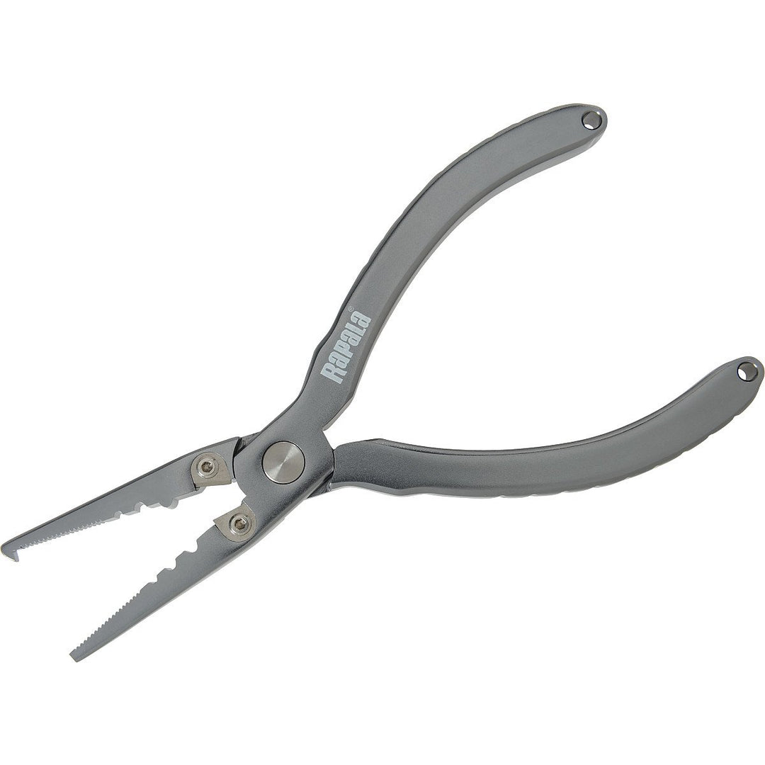 Rapala - Angelzange Aluminum Pliers - Ultraleichtes Aluminium Angelzubehör - Interne Feder aus Wolfr