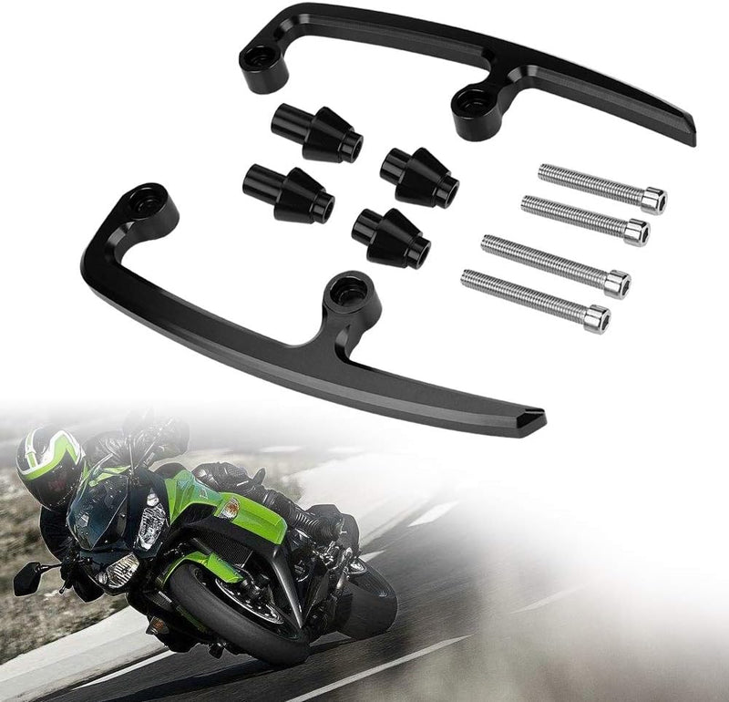 Motorrad Hinten Beifahrer Haltegriff Lenker Motorradgriff Hinten Sitzschiene Kit für Kawasaki Z650 2